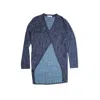 Maria Aristidou Men's Blue Bold Knit Tuxedo Jacket In Blue