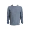 Maria Aristidou Men's Blue Jasper Engraving Sweater In Blue