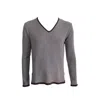 Maria Aristidou Men's Brown / White Xylon Long Sleeve Top In Brown/white