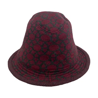 Maria Aristidou Men's Deux Côtés Bucket Hat - Charcoal, Burgandy In Black