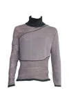 Maria Aristidou Men's Deux Côtés Sweater - Charcoal, Pink, Black In Black/pink