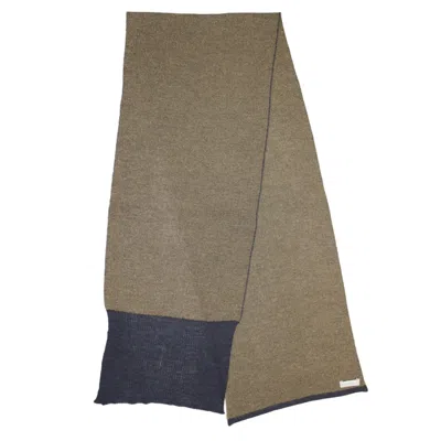 Maria Aristidou Men's Gold / Grey Unisex Pure Scarf Edition - Charcoal, Mustard, Gold In Green