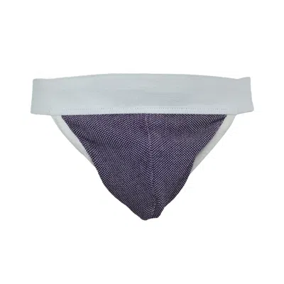Maria Aristidou Men's Pink / Purple / White Milos In-sight Jockstrap In Pink/purple/white