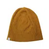 Maria Aristidou Men's Yellow / Orange Engraving Beanie - Mustard In Yellow/orange