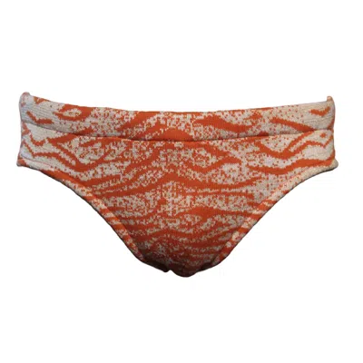 Maria Aristidou Men's Yellow / Orange / Gold Anatole Swim Brief