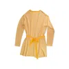 Maria Aristidou Men's Yellow / Orange Play Knit Kaftan Robe - Yellow In Yellow/orange