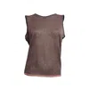 Maria Aristidou Women's Black / Brown Amarantha Top In Multi
