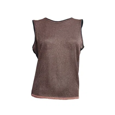 Maria Aristidou Women's Black / Brown Amarantha Top In Multi
