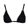Maria Aristidou Women's Black Sirena Triangle Bikini Top In Black