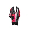 Maria Aristidou Women's Black / White / Red Play Patchwork Coat In Black/white/red