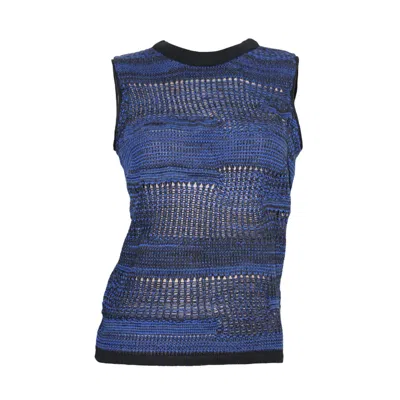 Maria Aristidou Women's Blue / Black Moonlight Top - Blue In Blue/black