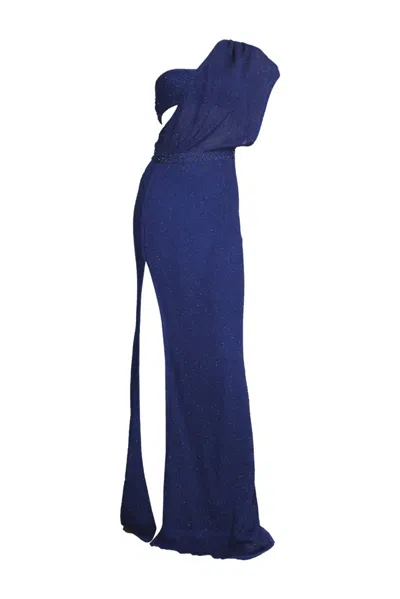 Maria Aristidou Women's Blue Bold - Willa Gown
