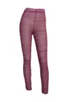 Maria Aristidou Women's Deux Côtés Net Leggings - Fuchsia,  Silver In Gray/pink