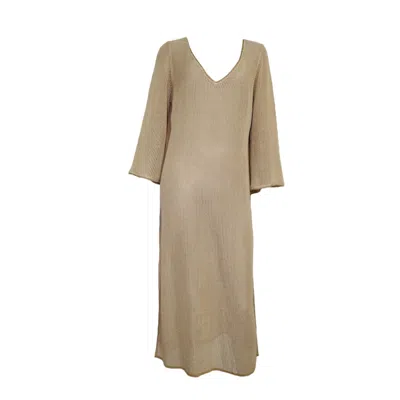 Maria Aristidou Women's Gold Ayla Kaftan In Brown