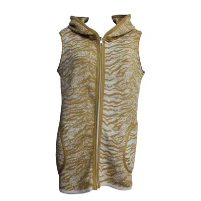 Maria Aristidou Women's Gold / Neutrals Luna Hoodie - Neutrals