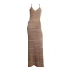Maria Aristidou Women's Gold / Neutrals The Secret Gardens Of Alexander - Chrysanthemum Maxi Dress In Gold