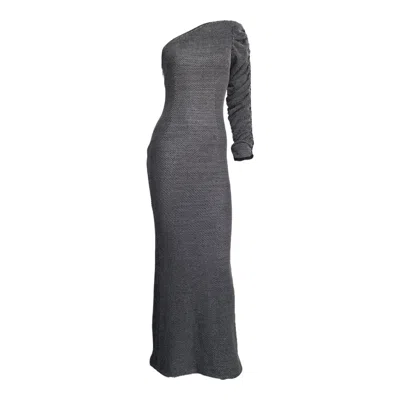 Maria Aristidou Women's Black / Grey Callisto Gown In Grey/black