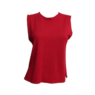 Maria Aristidou Women's Nettal Topography Top – Red