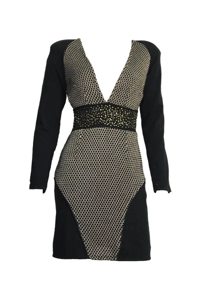 Maria Aristidou Women's Neutrals / Gold / Black Claire De Lune - Selena In Gold/black