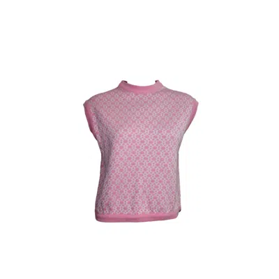 Maria Aristidou Women's Pink / Purple / White Lyra Reversible Top - Pink In Pink/purple/white