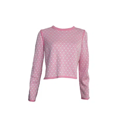 Maria Aristidou Women's Pink / Purple / White Lyra Reversible Top In Pink/purple/white
