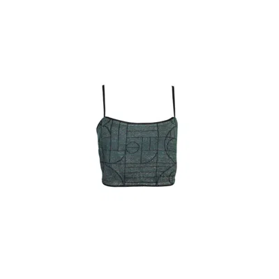 Maria Aristidou Women's Play Crop Top - Black, Multicolour