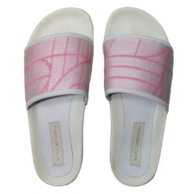 Maria Aristidou Women's Play White Pink Slides In Pink/white