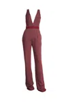 Maria Aristidou Women's Red / Silver The Secret Gardens Of Alexander Edelwiss Jumpsuit In Red/silver