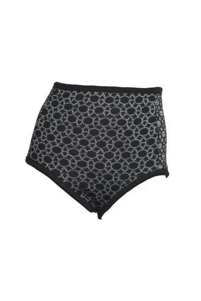 Maria Aristidou Women's Silver / Black / Grey Deux Côtés Brief In Multi