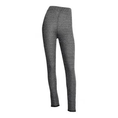 Maria Aristidou Women's Silver Net Leggings In Gray