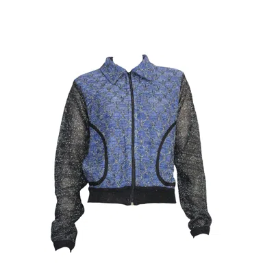 Maria Aristidou Women's Symplexis - Zoe Bomber Jacket In Blue