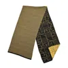 Maria Aristidou Women's Unisex Double Side Play Scarf - Charcoal,yellow In Black/yellow