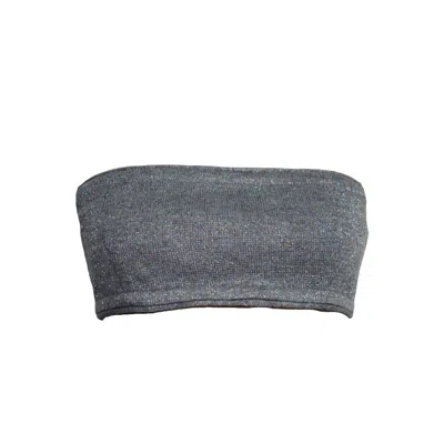 Maria Aristidou Women's Valley Crop Top In Gray
