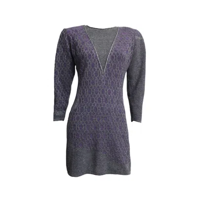 Maria Aristidou Women's Violeine Mini Dress In Gray