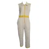Maria Aristidou Women's White / Yellow Play Jumpsuit – White, Yellow In Multi