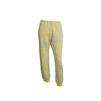 Maria Aristidou Women's Silver / Yellow / Orange Nettal Pants - Yellow In Yellow/orange/grey