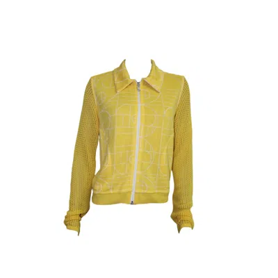 Maria Aristidou Women's Yellow / Orange / White Play Reversible Bomber Jacket In Yellow/orange/white