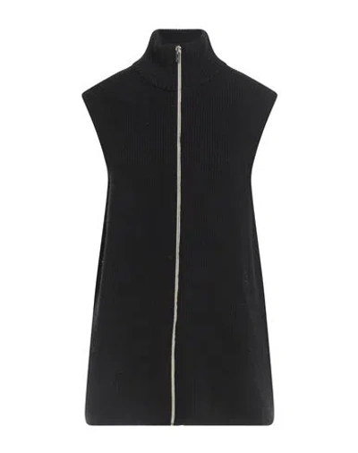 Maria Bellentani Woman Cardigan Black Size 6 Wool