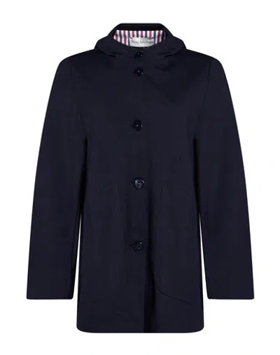 Maria Bellentani Woman Jacket Midnight Blue Size 6 Viscose, Nylon, Elastane