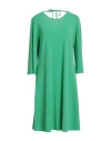 Maria Bellentani Woman Mini Dress Green Size 12 Acetate, Polyamide, Elastane In Green