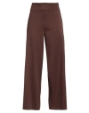 Maria Bellentani Woman Pants Brown Size 4 Viscose, Polyamide, Elastane
