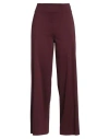 Maria Bellentani Woman Pants Burgundy Size 4 Viscose, Polyamide, Elastane In Red