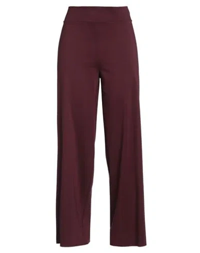 Maria Bellentani Woman Pants Burgundy Size 4 Viscose, Polyamide, Elastane In Red