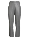 Maria Bellentani Woman Pants Grey Size 8 Polyester, Polyurethane In Gray