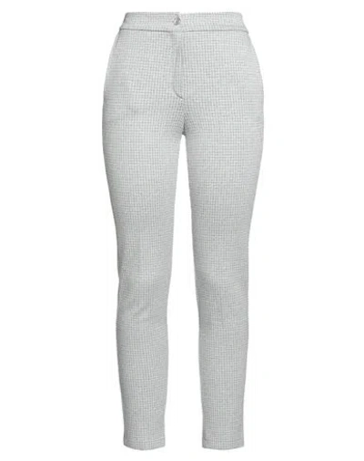 Maria Bellentani Woman Pants Light Grey Size 10 Viscose, Polyamide, Elastane