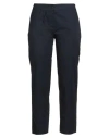 Maria Bellentani Woman Pants Midnight Blue Size 12 Cotton, Elastane In Blue