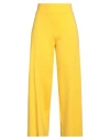 Maria Bellentani Woman Pants Yellow Size 8 Viscose, Polyamide, Elastane