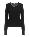 Maria Bellentani Woman Sweater Black Size 6 Wool, Polyamide, Acrylic
