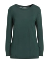 Maria Bellentani Woman Sweater Dark Green Size 8 Viscose, Wool, Acrylic
