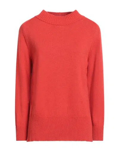 Maria Bellentani Woman Sweater Rust Size 6 Polyamide, Wool, Viscose, Cashmere